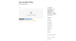 Desktop Screenshot of justanother.typepad.com
