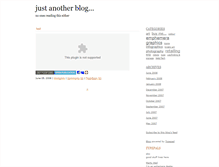 Tablet Screenshot of justanother.typepad.com