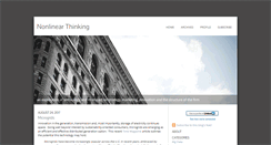 Desktop Screenshot of nonlinearthinking.typepad.com