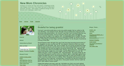 Desktop Screenshot of newmomchronicles.typepad.com