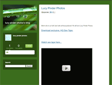 Tablet Screenshot of lucypinderphotospleased.typepad.com