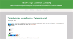 Desktop Screenshot of enrollmentmarketing.typepad.com