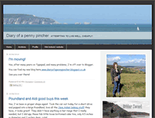 Tablet Screenshot of diaryofapennypincher.typepad.com