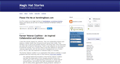 Desktop Screenshot of magichatstories.typepad.com