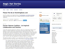 Tablet Screenshot of magichatstories.typepad.com