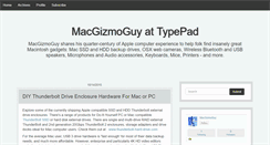 Desktop Screenshot of macgizmoguy.typepad.com