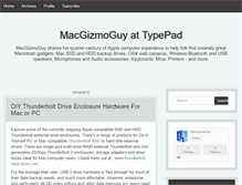 Tablet Screenshot of macgizmoguy.typepad.com
