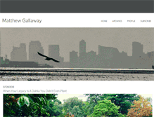 Tablet Screenshot of matthewgallaway.typepad.com