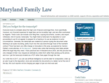 Tablet Screenshot of mdfamilylaw.typepad.com