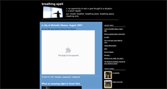 Desktop Screenshot of breathingspell.typepad.com