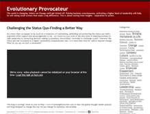 Tablet Screenshot of evolutionaryprovocateur.typepad.com
