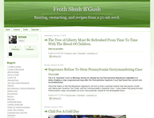 Tablet Screenshot of frothslosh.typepad.com