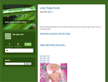 Tablet Screenshot of ladygaganudecarriedaway.typepad.com