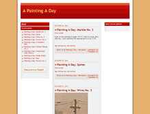 Tablet Screenshot of paintingaday.typepad.com