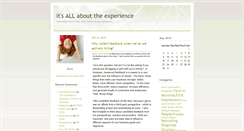 Desktop Screenshot of improvedexperience.typepad.com