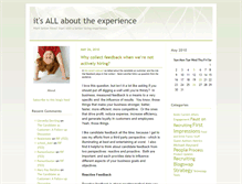 Tablet Screenshot of improvedexperience.typepad.com