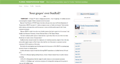 Desktop Screenshot of floridatransportationtoday.typepad.com