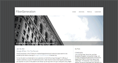 Desktop Screenshot of fibergeneration.typepad.com