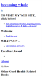 Mobile Screenshot of becomingwhole.typepad.com