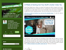 Tablet Screenshot of clutterdiet.typepad.com