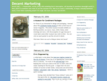 Tablet Screenshot of decentmarketing.typepad.com