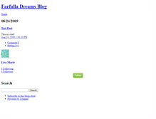 Tablet Screenshot of farfalladreams.typepad.com