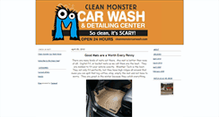 Desktop Screenshot of cleanmonstercarwash.typepad.com
