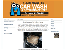 Tablet Screenshot of cleanmonstercarwash.typepad.com