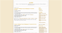 Desktop Screenshot of funeralsearch.typepad.com