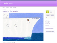 Tablet Screenshot of lesliesays.typepad.com