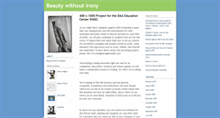 Desktop Screenshot of beautywithoutirony.typepad.com