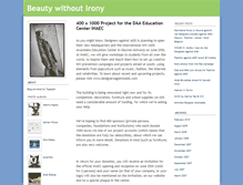 Tablet Screenshot of beautywithoutirony.typepad.com