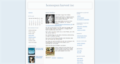 Desktop Screenshot of homespunharvest.typepad.com