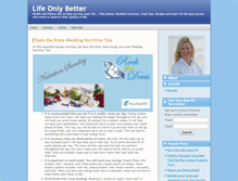 Tablet Screenshot of lifeonlybetter.typepad.com