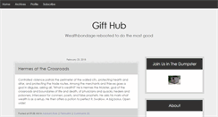 Desktop Screenshot of giving.typepad.com