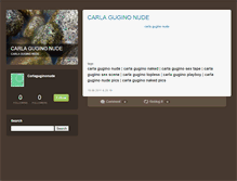 Tablet Screenshot of carlaguginonude.typepad.com