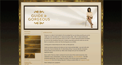 Desktop Screenshot of guidetogorgeous.typepad.com