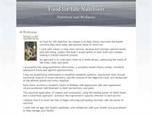 Tablet Screenshot of foodforlifenutrition.typepad.com