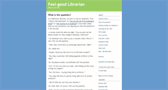 Desktop Screenshot of feelgoodlibrarian.typepad.com