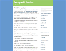 Tablet Screenshot of feelgoodlibrarian.typepad.com