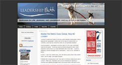 Desktop Screenshot of leadershipmutt.typepad.com