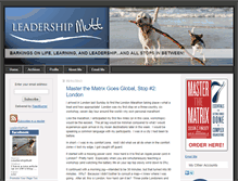Tablet Screenshot of leadershipmutt.typepad.com