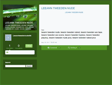 Tablet Screenshot of leeanntweedennude455.typepad.com