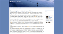 Desktop Screenshot of diabeteslottery.typepad.com