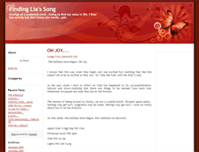 Tablet Screenshot of findinglia.typepad.com