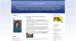 Desktop Screenshot of carolefields.typepad.com