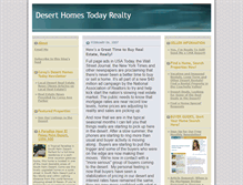 Tablet Screenshot of deserthomestodayrealty.typepad.com