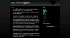 Desktop Screenshot of ozgenre.typepad.com