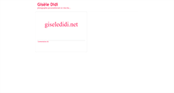 Desktop Screenshot of giseledidi.typepad.com