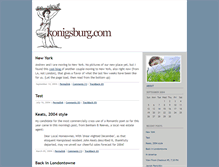 Tablet Screenshot of konigsburg.typepad.com